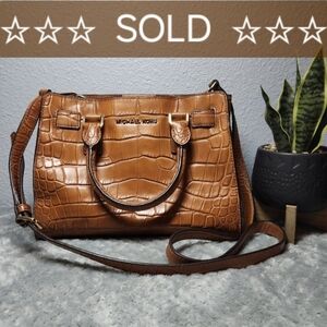 Auth. Michael Kors East West Dillon Saffiano Leather Satchel - PRICE IS FIRM